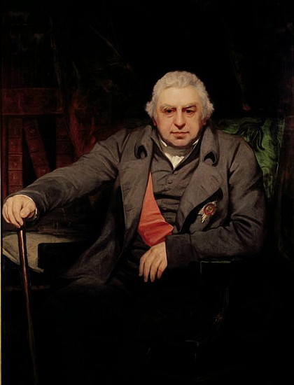 Portrait of Sir Joseph Banks, (1743-1820) 1810 od Thomas Phillips