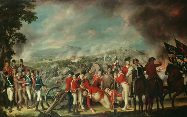 The Battle of Ballynahinch, 13th June 1798, c.1798 (oil on canvas) od Thomas Robinson