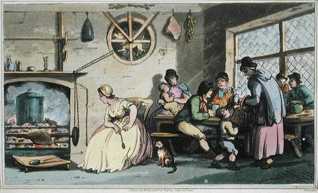 Inside of a Kitchen at Newcastle od Thomas Rowlandson