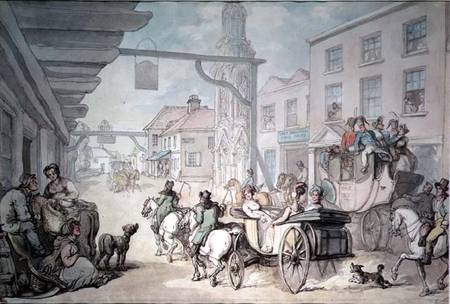 The Post Chaise od Thomas Rowlandson