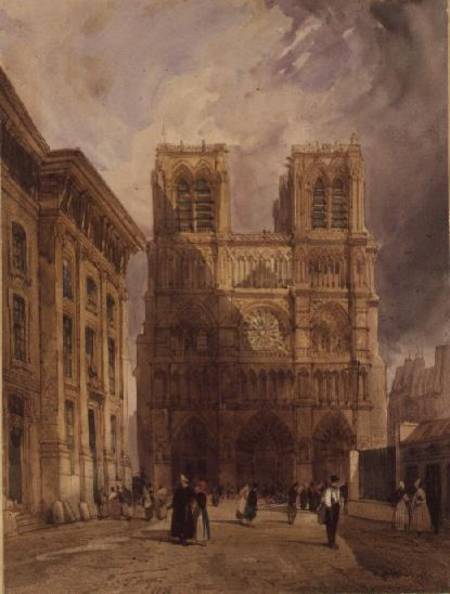 The Cathedral of Notre Dame, Paris od Thomas Shotter Boys