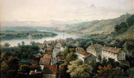 A View of Karlsruhe od Thomas Sidney Cooper