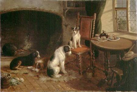 Interior with Dogs od Thomas Smythe