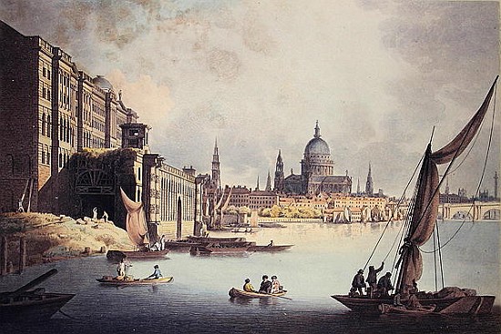 View of Somerset House and the Thames od Thomas Snr. Malton