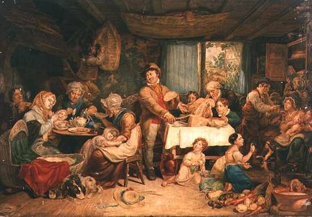 Living off the Fat of the Land, A Country Feast od Thomas Unwins