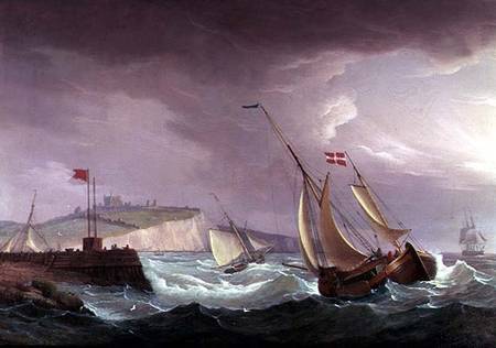 Shipping off Dover od Thomas Whitcombe