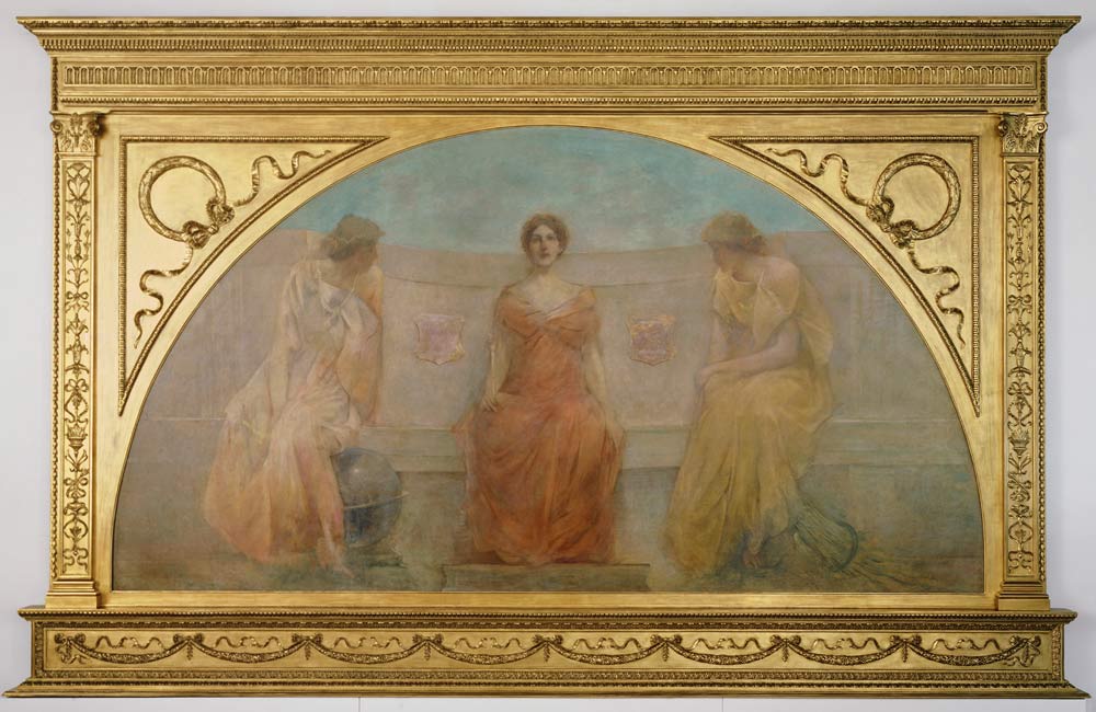 Commerce and Agriculture Bringing Wealth to Detroit od Thomas Wilmer Dewing