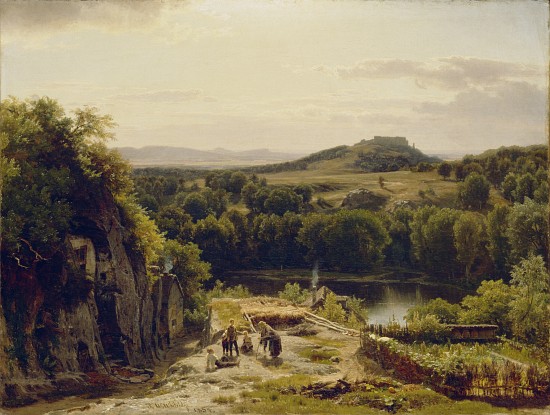 Landscape in the Harz Mountains od Thomas Worthington Whittredge