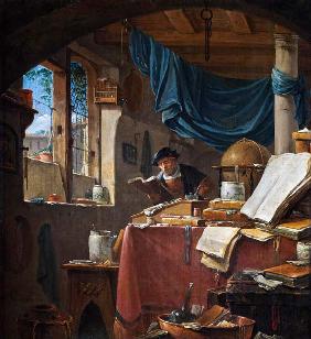 A scholar in his Study