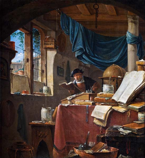 A scholar in his Study od Thomas Wyck