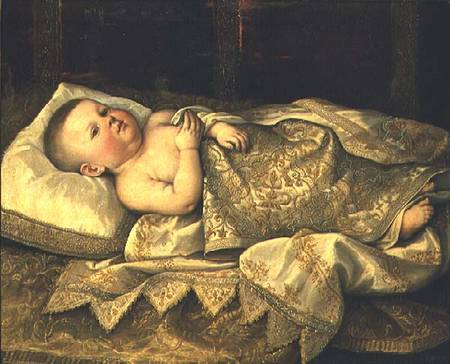 Portrait of Prince Leopold de' Medici as a Baby od Tiberio di Tito