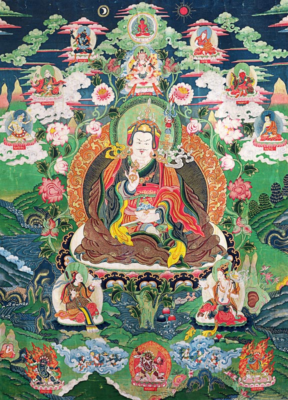 Tanka of Padmasambhava od Tibetan Art