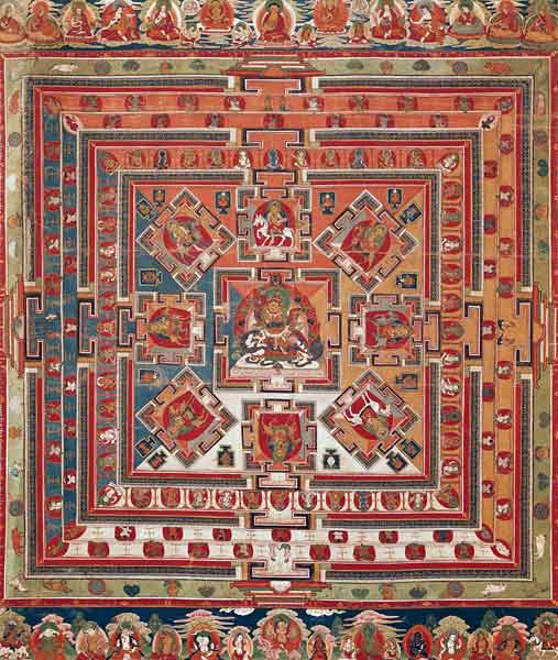 Mandala of Vaishravana od Tibetan Art