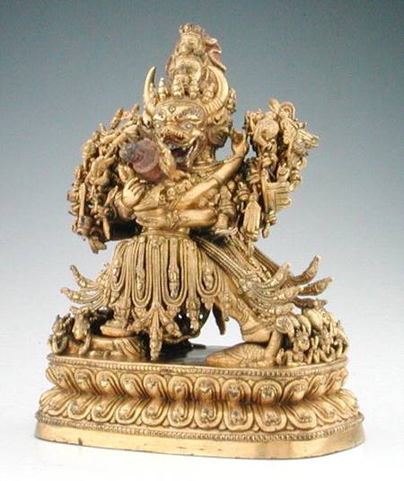 Vajrabhairava, aspect of Yamantaka, guardian of law od Tibetan Art