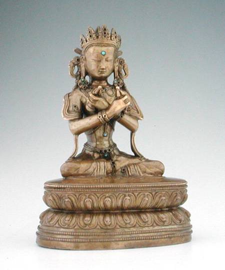 Vajradhara Buddha (copper alloy & gems) od Tibetan Art