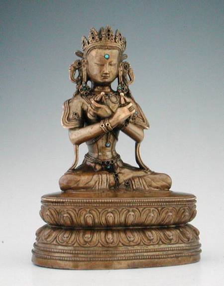Vajradhara (copper alloy & gems) od Tibetan Art
