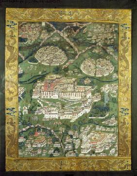 The Potala Palace, Lhasa, Tibet (oil on canvas)