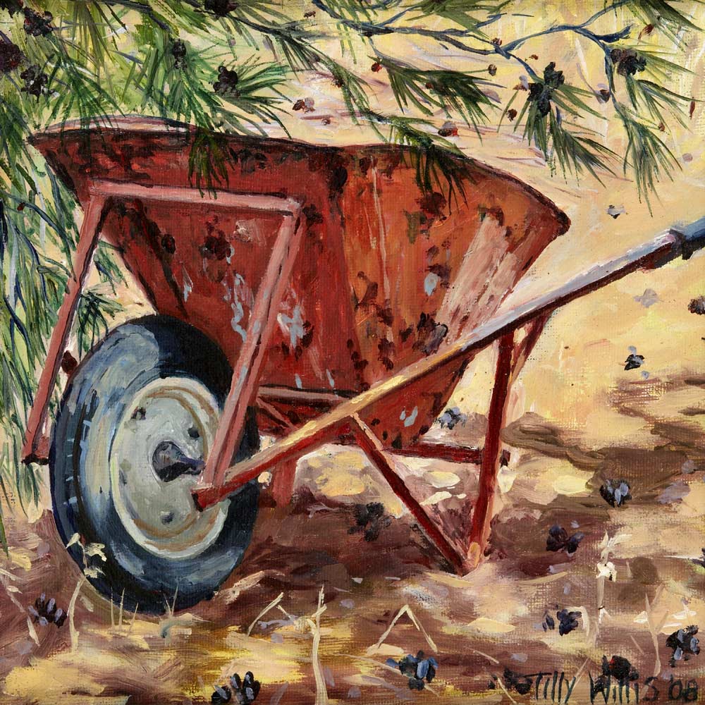 Rusty Wheelbarrow od Tilly  Willis
