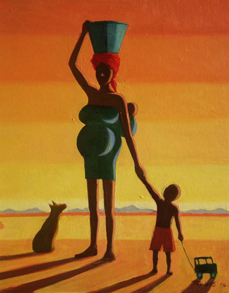 Matriarch, 2004 (oil on canvas)  od Tilly  Willis