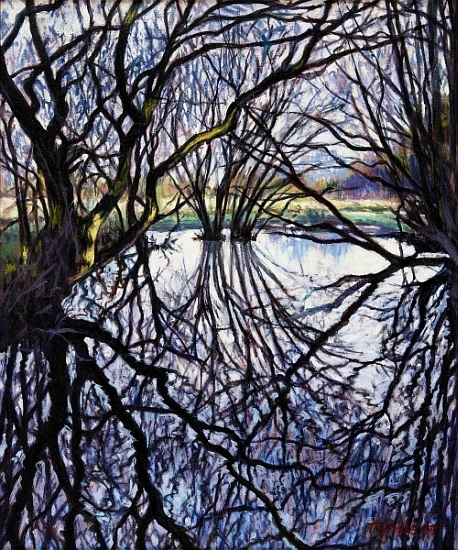 Pond Reflections od Tilly  Willis