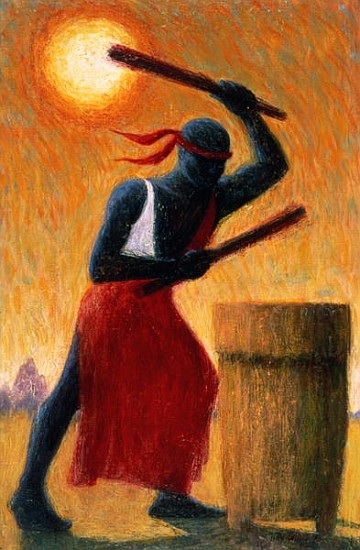 The Drummer, 1993 (oil on canvas)  od Tilly  Willis