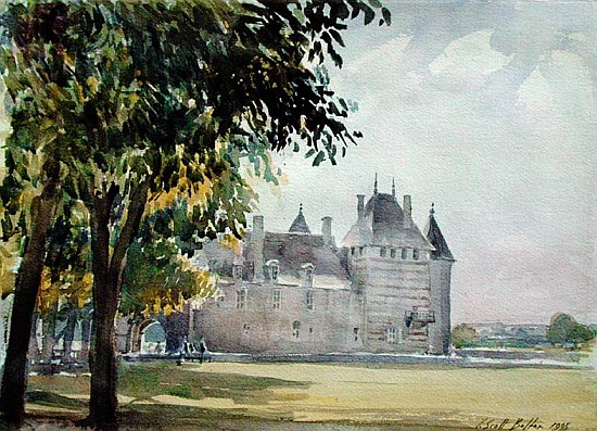 Chateau Epoisses, Burgundy, 1995 (w/c on paper)  od Tim  Scott Bolton