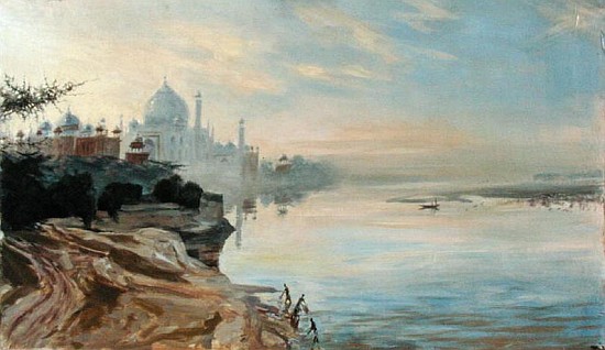 Taj Mahal, Agra, 2001 (oil on canvas)  od Tim  Scott Bolton
