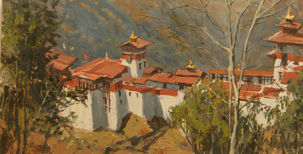 Trongsa Dzong od Tim  Scott Bolton