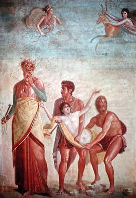 The Sacrifice of Iphigenia, from the House of the Tragic Poet od Timante
