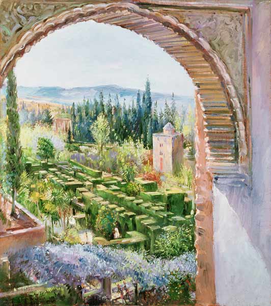 Alhambra Gardens  od Timothy  Easton