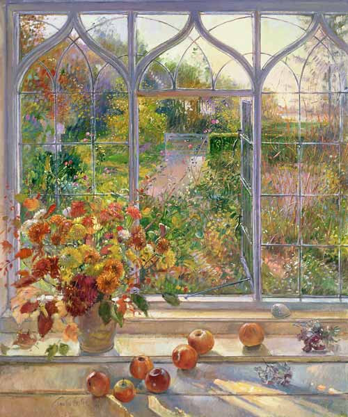 Autumn Windows, 1993 (oil on canvas)  od Timothy  Easton
