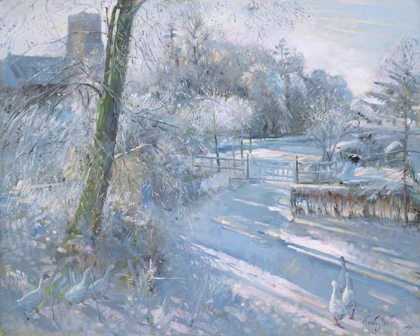Hoar Frost Morning, 1996 (oil on canvas)  od Timothy  Easton
