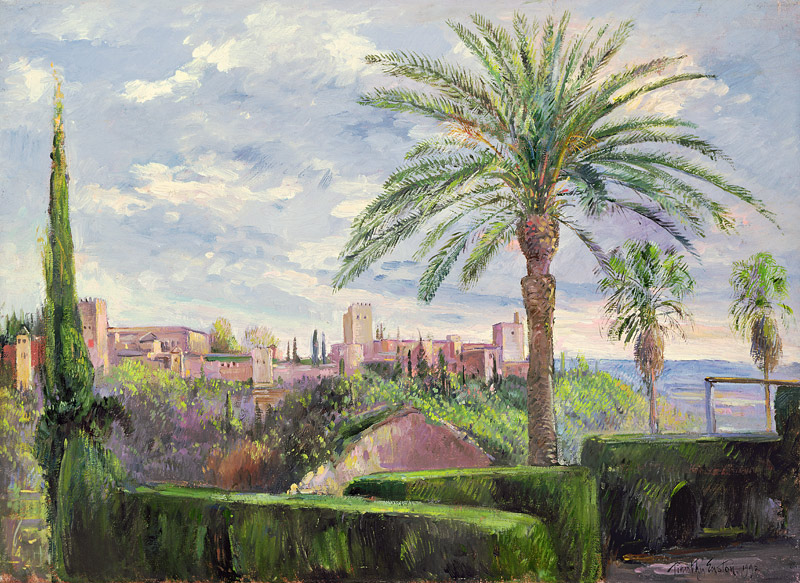 Towards the Alhambra  od Timothy  Easton