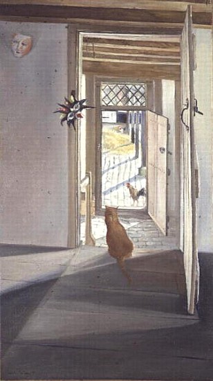 Cat and Masks  od Timothy  Easton
