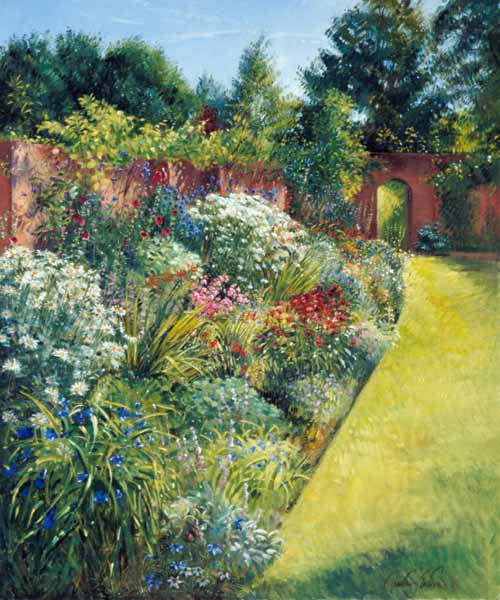 Path to the Secret Garden (oil on canvas)  od Timothy  Easton