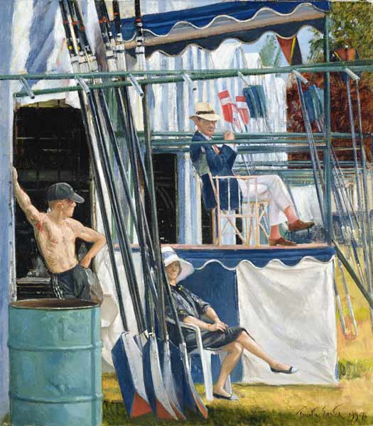 The Crows Nest, Henley, 1995-96 (oil on canvas)  od Timothy  Easton