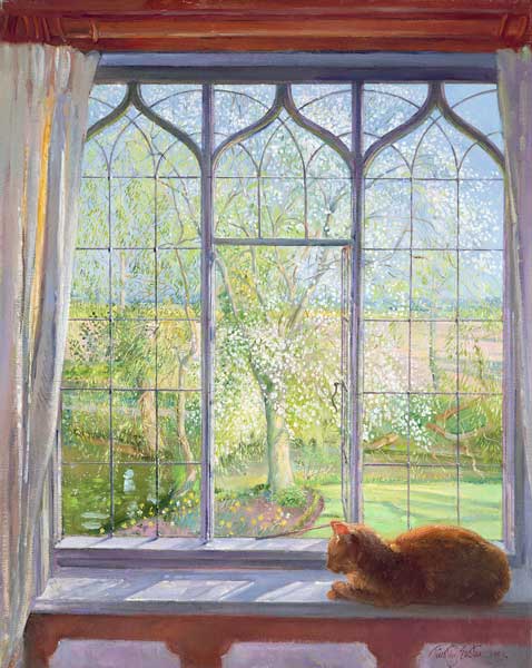Window in Spring, 1992  od Timothy  Easton
