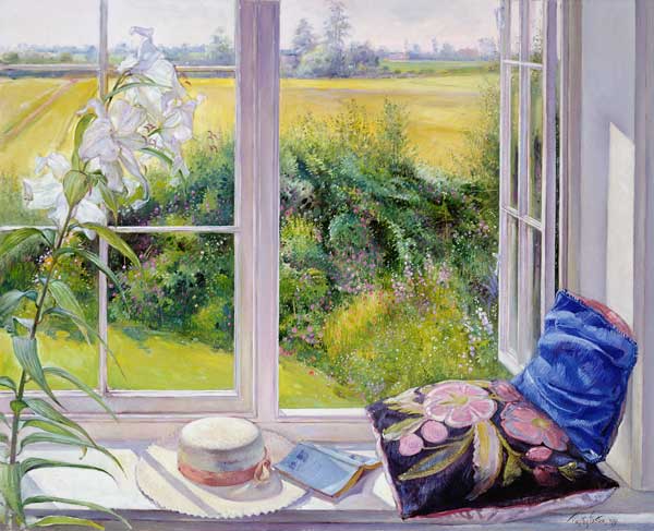 Window Seat and Lily, 1991  od Timothy  Easton