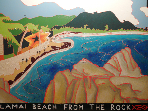 Lamai Beach from the rock od Timothy Nathan Joel Timothy Nathan Joel