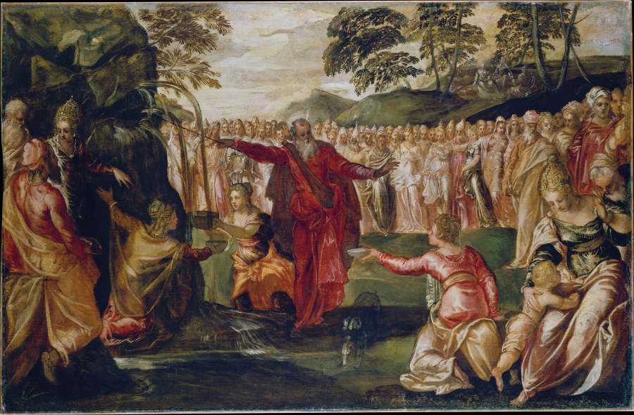 Moses Striking the Rock od Tintoretto