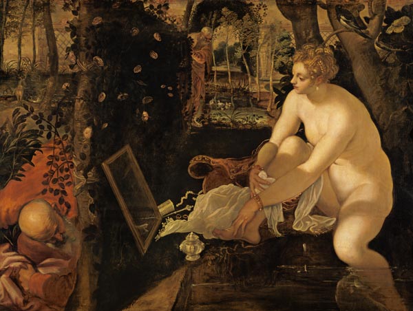 Susanna in the bath od Tintoretto (eigentl. Jacopo Robusti)