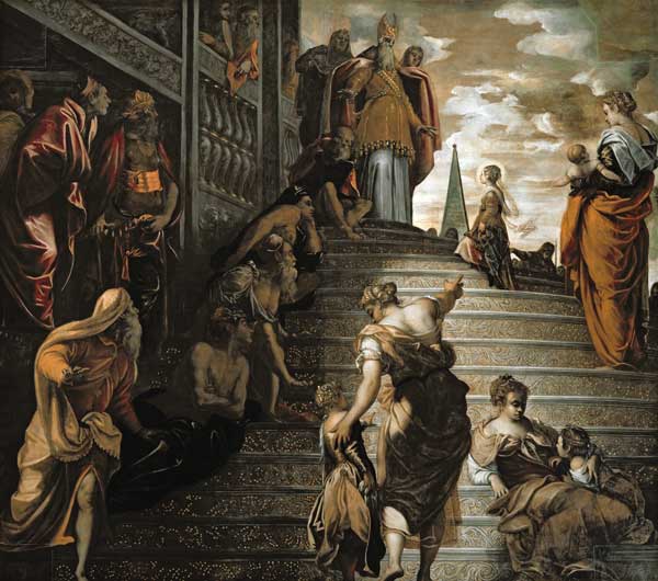The Presentation of the Virgin od Tintoretto (eigentl. Jacopo Robusti)