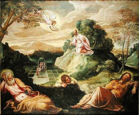 The Agony in the Garden od Tintoretto (eigentl. Jacopo Robusti)