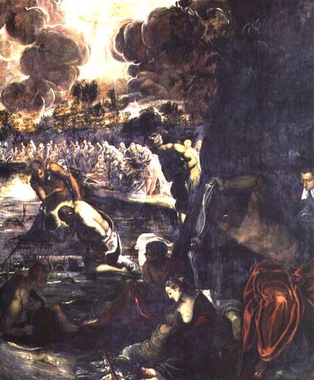 The Baptism of Christ od Tintoretto (eigentl. Jacopo Robusti)