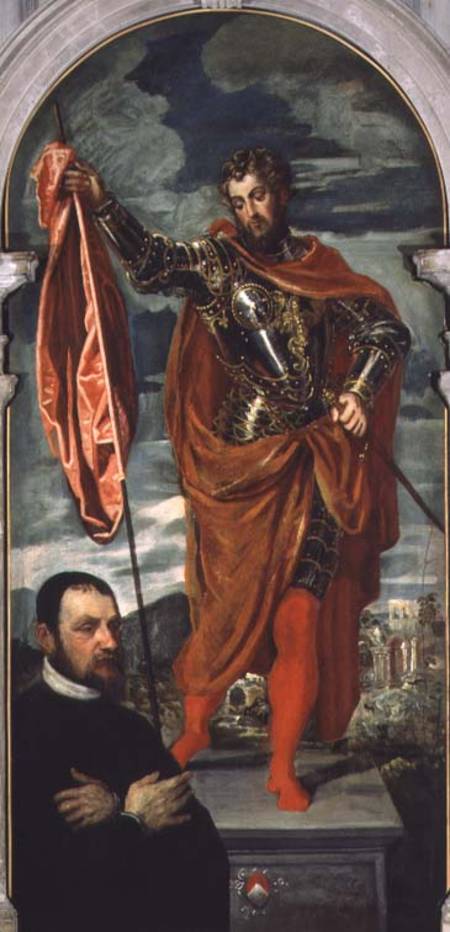 St. Demetrius and a Donor from the Ghisi Family od Tintoretto (eigentl. Jacopo Robusti)