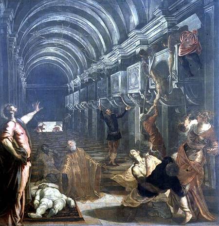 The Finding of the Body of St. Mark (panel) od Tintoretto (eigentl. Jacopo Robusti)