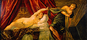 Joseph and the woman of the Potiphar od Tintoretto (eigentl. Jacopo Robusti)