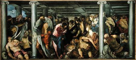 The Probatic Pool od Tintoretto (eigentl. Jacopo Robusti)