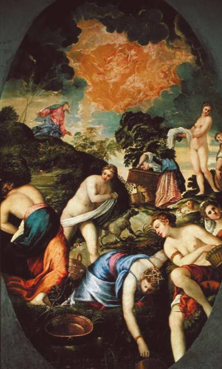 The Purification of the Midianite Virgins od Tintoretto (eigentl. Jacopo Robusti)