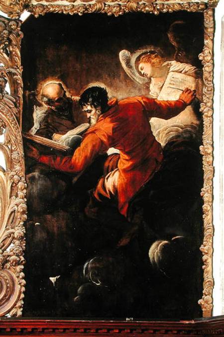 Saint Luke and Saint Matthew od Tintoretto (eigentl. Jacopo Robusti)